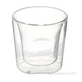 50 ml borosilicaat dubbelwandige glazen koffiekop